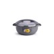 Asian Nova Inner Steel Casserole, 7500 ml, Grey |PU Insulated| BPA Free | Odour Proof| Food Grade | Easy to Carry | Easy to Store | Ideal for Chapatti | Roti | Serving Casserole