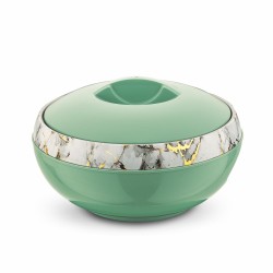 Asian Venus Inner Steel Casserole, 1500 ml, Green |PU Insulated| BPA Free | Odour Proof| Food Grade | Easy to Carry | Easy to Store | Ideal for Chapatti | Roti | Serving Casserole