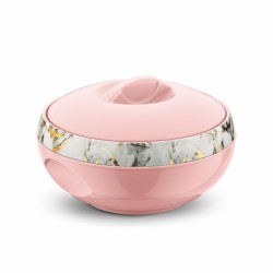 Asian Venus Inner Steel Casserole, 2500 ml, Pink |PU Insulated| BPA Free | Odour Proof| Food Grade | Easy to Carry | Easy to Store | Ideal for Chapatti | Roti | Serving Casserole