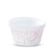 Larah by Borosil Frosty Red Ice Cream Bowl/Dessert Set(Set of 6) - Glass, 120 Ml