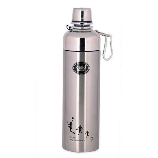 CELLO Sleek Stainless Steel Bottle, 900ml