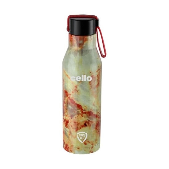 Cello Deezee Mate Insulated Flask | Hot and Cold Stainless Steel Water Bottle 1000ml, Multi-Coloured