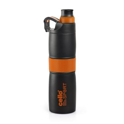 Cello Force Vacuum Insulated Flask | Hot and Cold Water Bottle with Anti-Slip Grip