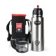 Cello Instyle Stainless Steel Double Walled Flask with Thermal Jacket, Hot and Cold, 750ml, 1 Unit, Silver