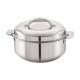 Cello Maxima Stainless Steel Double Walled Casserole, Insulated, 1350ml, 1 Unit, Silver,Solid