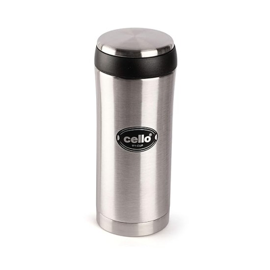 Cello My Cup Stainless Steel Water Bottle 350ml- Silver