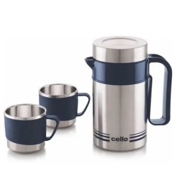 CELLO CAROLENE stainless steel tuff jug with 3PCS SET