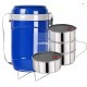 CELLO Hot Express Insulated Lunchbox 4 Container Blue 4 Containers Lunch Box (1000 ml)