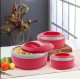 CELLO Hot Savor 3 Pcs Set (500/1000/1500) Pack of 3 Serve Casserole Set  (500 ml, 1000 ml, 1500 ml)