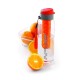 CELLO Infuse Plastic Water Bottle | Detox Bottle with Infuser Chamber | Leakproof Plastic Bottle with Wide Mouth Opening | Ideal for Gym, Office, Travel | 800ml, Orange