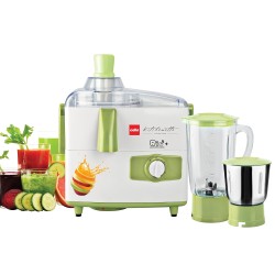 Cello JMG_Rio_Plus 500-Watt Juicer Mixer Grinder with 2 Jars (Green/White)