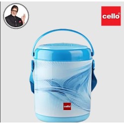 CELLO Lunch Box - Mark 3 Deluxe, Sky Blue, 390 ml