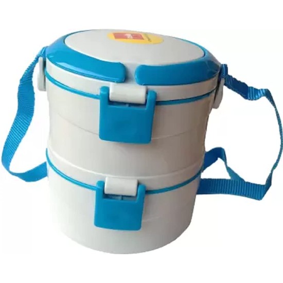 Cello Merit 2 Blue 2 Containers Lunch Box (500 ml)