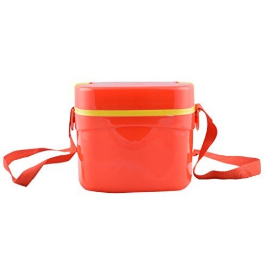 Cello Qube Big DLX Insulated Food Carrier, Red