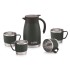 CELLO Welcome Gift Set | Kettle and Mug Set | Cup and Saucer Tea Set | Pack of 5 | Green