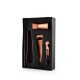 FnS 4 pcs Bar Tool Set in Rose Gold Finish with Box Packaging -Home Bartending Kit with Ice Tong, Peg Measure, Bottle Opener, Corkscrew