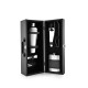 FnS Cheers Mini Bartender Cabinet 6 pcs Bar Set |1 Cocktail Shaker |1 Hip Flask|1 Waiter Knife |1 Dual Peg Jigger |1 Bottle Opener |1 Tong with Leatherette Cabinet Box