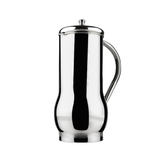 FnS Magnum Stainless Steel Strong and Durable Water Pitcher/Jug | Rust-Resistant | Ideal for Water Storage | Dishwasher Safe | Elegant Design | Perfect for Home and Events (1.2 LTR)