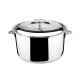 FNS Pinnacle Stainless Steel Double Wall Insulated Designer Casserole with Lid | BPA Free | Ideal for Curry Rice Chappati | Easy to Carry | Easy to Store (1600 ml)