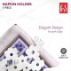 FnS Tulip Decorative Flower Napkin Holder for Dining Table - Fancy Tissue Paper Holder for Office Desk