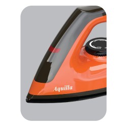 Havells Dry Iron Aquilla 1000W | Iron Press German Technology | Non Sick Coated Sole Plate | Shock Proof Body | 2 Yr Manufacturer Warranty (Orange/Black)