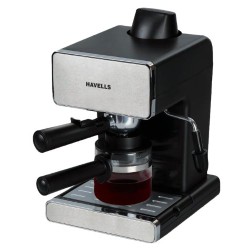 Havells Donato Espresso 900-Watt Stainless Steel Coffee Maker (Black)