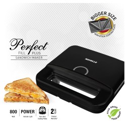 Havells Perfect Fill Plus Sandwich Maker(Black), 800 Watts