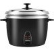 HAVELLS RISO Plus 2.8 L 2 Bowl Rice Cooker| 900 W | Indicator Light |3 X Protection | 1 mm Thick 2 inner bowl | SS 304 stainless steel Lid | Cook and Warm function| Drum shape model(Black)