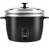 HAVELLS RISO Plus 1.8 L 1 Bowl Rice Cooker| 700 W | Indicator Light |3 X Protection | 1 mm Thick inner bowl | SS 304 stainless steel Lid | Cook and Warm function| Drum shape model(Black)