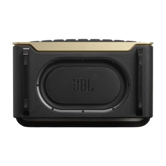 JBL Authentics 300, Portable Smart Home Wifi Speaker & Music Streaming,Upto 8Hrs Playtime, Voice Assist & Bluetooth Connectivity,Automatic Calibration,Compatible with Google Home & Alexa, Retro Design