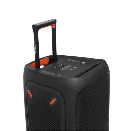 JBL Partybox 310 | Portable Bluetooth Party Speaker| 240W Monstrous Pro Sound | Dynamic Light Show | Backlit Panel | Telescopic Handle & Wheels | Guitar & Mic Input, PartyBox App