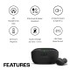 JBL Wave Buds in-Ear Wireless Earbuds (TWS) with Mic,App for Customized Extra Bass Eq,32 Hours Battery&Quick Charge,Ip54 Water&Dust Resistance,Ambient Aware&Talk-Thru,Google Fastpair