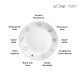 La Opala, Novo Collection, Opal Glass Dinner Set 23 pcs, Lush Greens, White