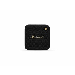 Marshall Willen Portable Bluetooth Speaker with 15+ hours of portable playtime, Dust & Waterproof (IP67) - Black & Brass.