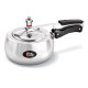 Milton Pro Cook Aluminium Curve Pressure Cooker With Inner Lid, Non Induction Bottom, 2 Litres, Silver | Hot Plate Safe | Flame Safe | Bakelite Handle