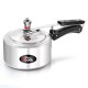 Milton Pro Cook Aluminium Induction Pressure Cooker With Inner Lid, 2 litre, Silver | Hot Plate Safe | Flame Safe