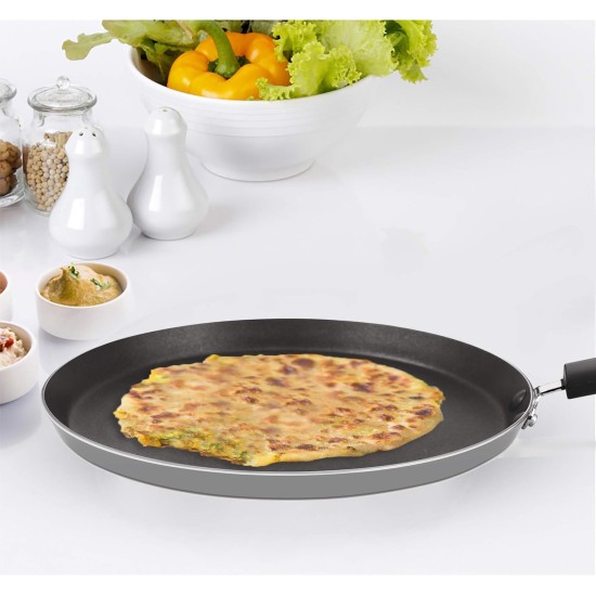 MILTON Pro cook Black Pearl Induction Omni Tawa, 26 cm | 1 Year Warranty