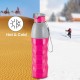  Milton Steel Racer 900 Inner Stainless Steel Insulated Water Bottle, 630 ml, Cherry Pink | PU Insulated | Hot or Cold for Hours | Leak Proof | Easy Grip | Office | Gym | Hiking | Treking | Travel