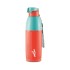 Milton Steel Sierra 600 Insulated Inner Stainless Steel Water Bottle, 1 Piece, 520 ml, Coral| Easy Grip | Leak Proof | Hot or Cold | School | Office |Treking | Travel Bottle