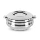 MILTON Sphere 1500 Stainless Steel Casserole, 1.69 Litre, Silver | Double Walled | PU Insulated | Hot & Cold | Food Grade | Easy to Lift Handle | Hygienic