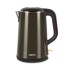 Milton Euroline Hagen Electric Kettle,1.8 Litre, Stainless Steel, Double Walled, Cool Touch Outer Body with Auto Shut Off, Power Indicator, Dry Boil & Excess Steam, 1500 Watts, Black