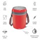 MILTON Euroline Futron Stainless Steel Electric Lunch Box, 4 Containers, Red