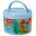 Milton Brunch Maxx Plastic Lunch Box, 900ml, Multicolour