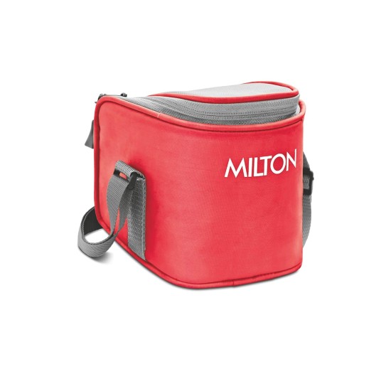 MILTON Cube 2 Lunch box, 300 ml, Set of 2, Red