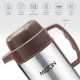 Milton Dura 1000 Stainless Steel Tuff Insulated Jug, 1000 ml, Brown | Leak Proof | Food Grade | PU Insulated | Hot & Cold