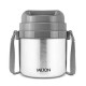 Milton Glint 3 Thermosteel Insulated Stainless Steel Tiffin Box, 900 ml, Steel Plain