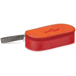 Milton Hot Bite Stainless Steel Lunch Box, 2 Containers, 320 ml Each, Red | Leak Proof | Food Grade | Easy to Carry | Hot Food