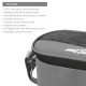 MILTON Master Stainless Steel Lunch Box (Oval Container, 450ml; 2 Leak Proof Round Container, 280 ml; Spoon & Fork) with Insulated Jacket, Black | Tiffin | Food Grade | Easy to Carry | Odour Proof