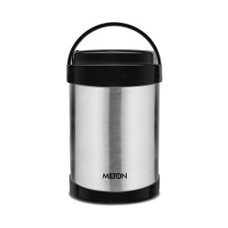 MILTON Royal 4 Insulated Tiffin Box, 4 Stainless Steel Containers, 600 ml Each, Silver | Leak Proof | Food Grade | Easy to Carry | PU Insulated