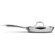 MILTON Pro cook Triply Stainless Steel Fry Pan with Lid, 22 cm / 1.5 Litre | 3 Years Warranty